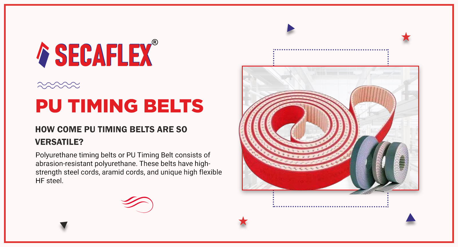 How Come PU Timing Belts Are So Versatile?