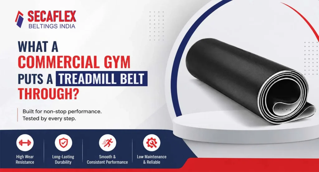 Why Commercial Gyms Trust Heavy-Duty Treadmill Belts for Daily Use?, DKT