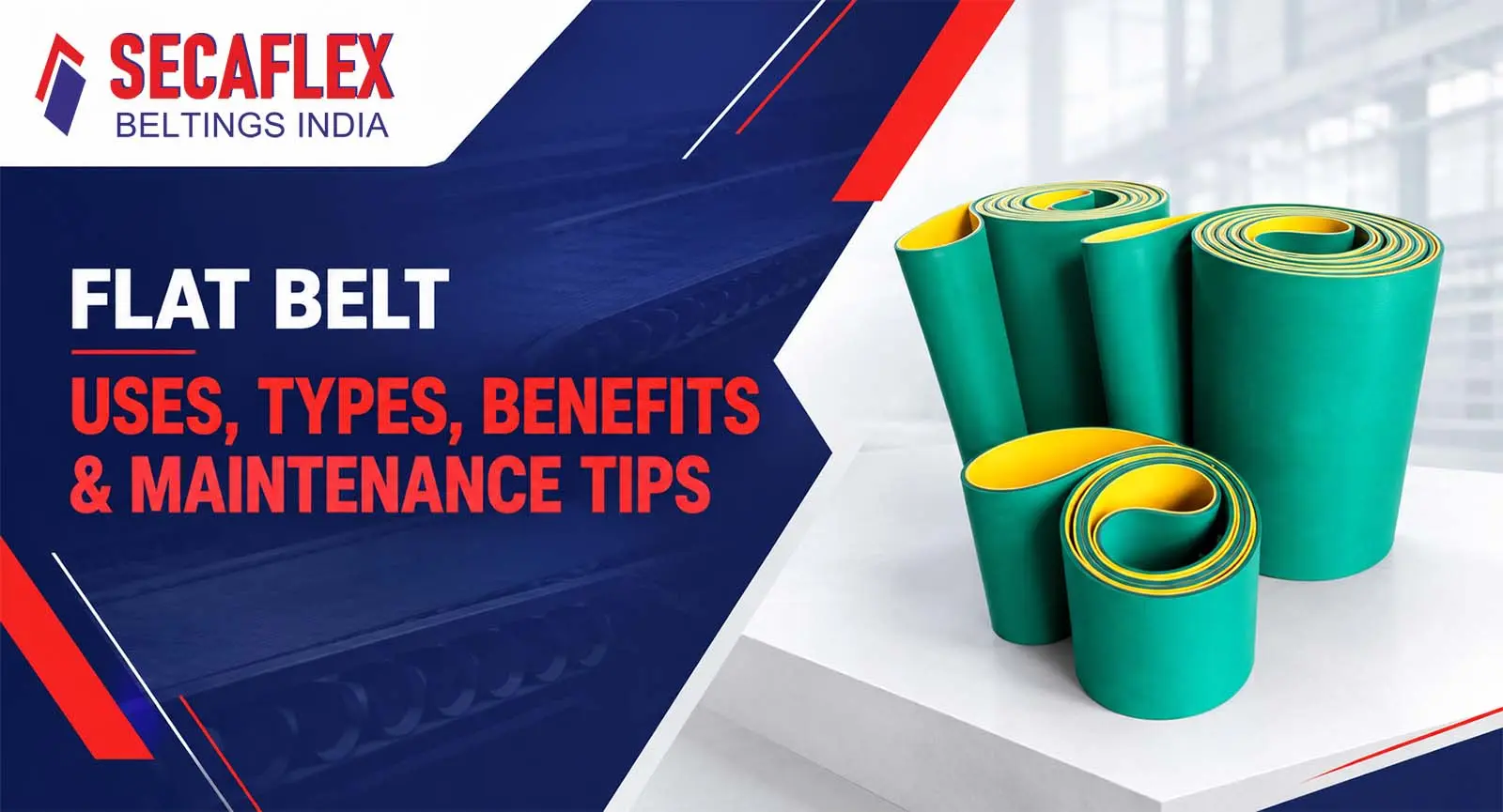 Flat Belt: Uses, Types, Benefits & Maintenance Tips