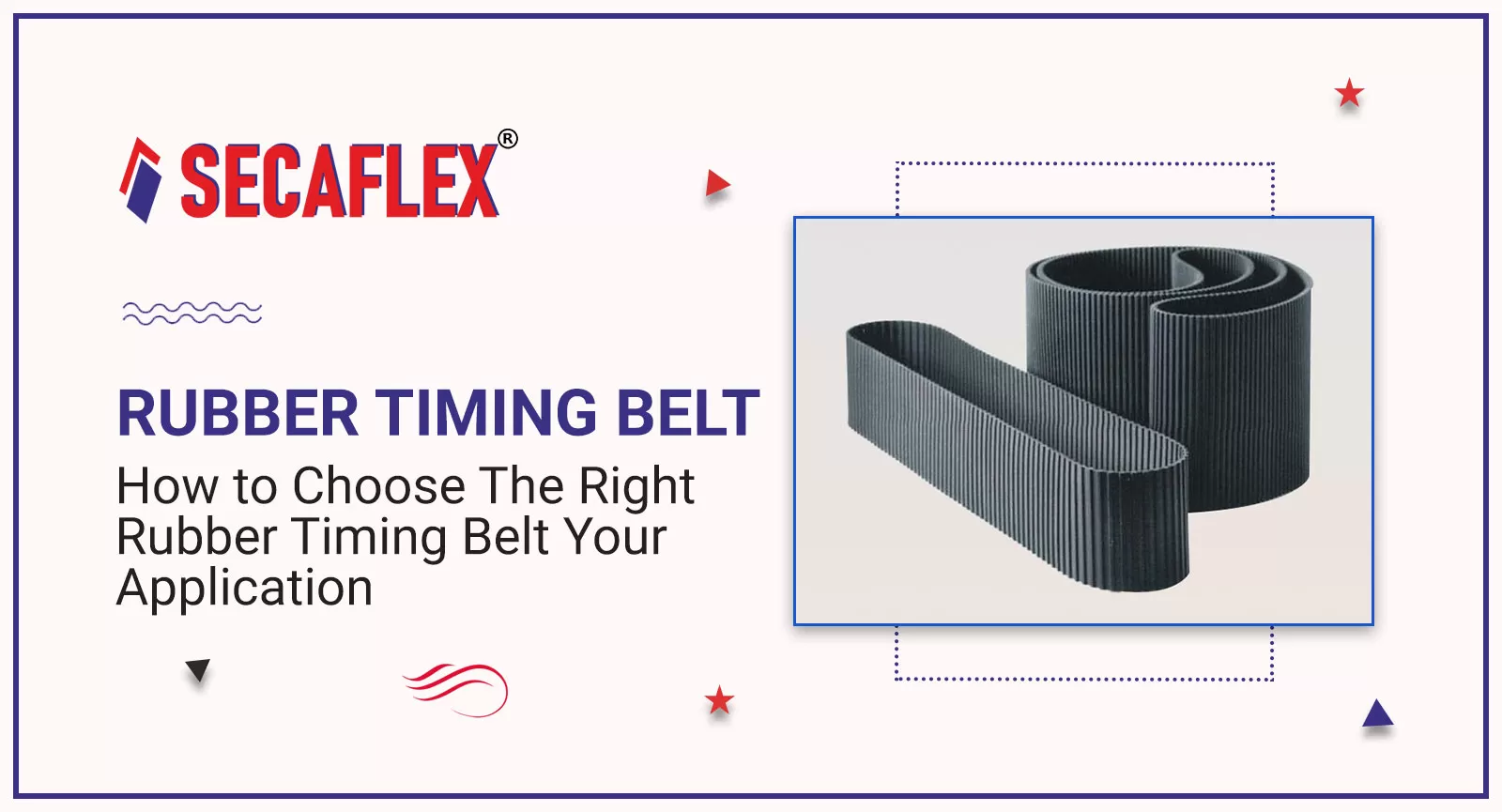 How to Choose The Right Rubber Timing Belt Your Application